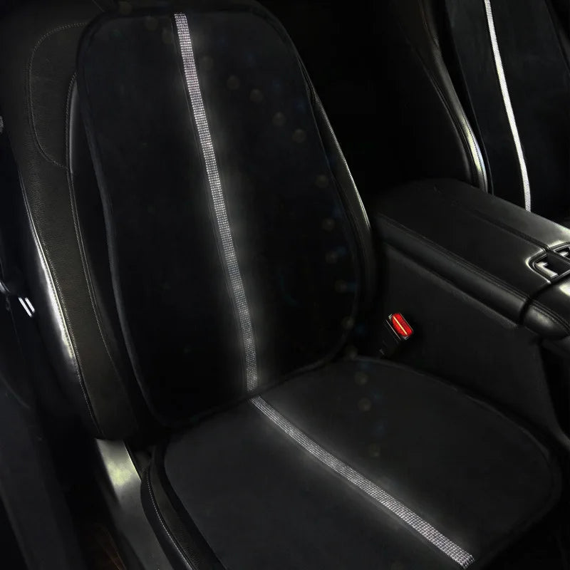 Velvet Front-Seat Car Cushion